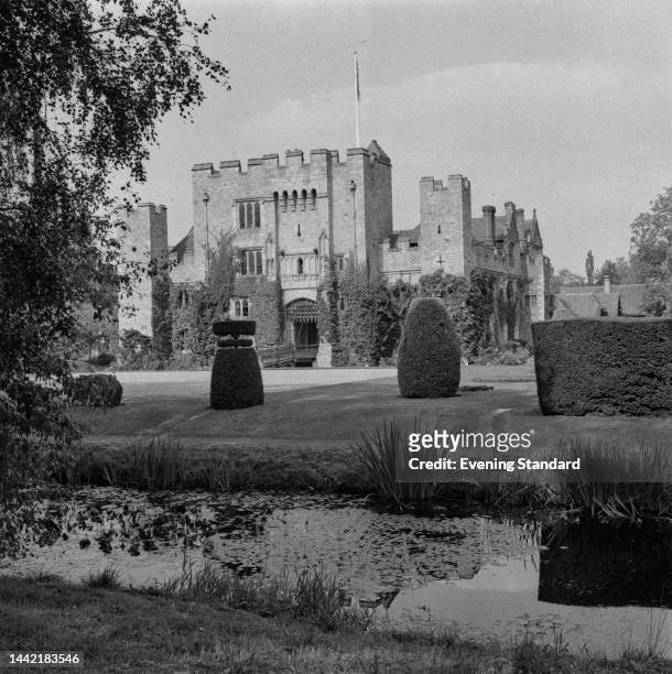 View of Hever Castle, residence of the Astor family near Edenbrigde in Kent, on September 25th, 1962.