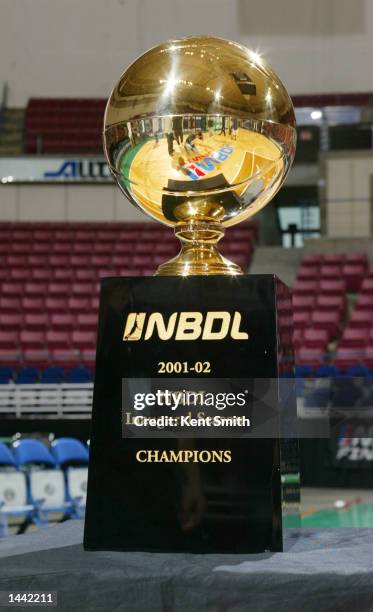 The Greenville Groove and the North Charleston Lowgators will be playing for a chance at this tropy for the NBDL Inaugural Season Champions in Game 2...