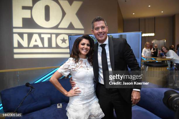 Rachel Campos-Duffy and Sean Duffy attend 2022 FOX Nation Patriot Awards at Hard Rock Live at Seminole Hard Rock Hotel & Casino Hollywood on November...