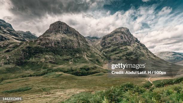 scenic view of mountains against sky,ireland - abdul stock pictures, royalty-free photos & images