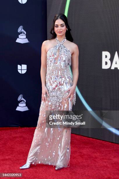 Melissa Barrera attends the 23rd Annual Latin GRAMMY Awards at Michelob ULTRA Arena on November 17, 2022 in Las Vegas, Nevada.