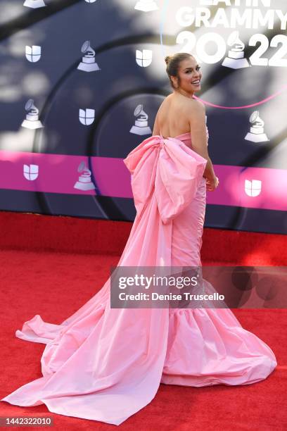 Daniela di Giacomo attends The 23rd Annual Latin Grammy Awards at Michelob ULTRA Arena on November 17, 2022 in Las Vegas, Nevada.