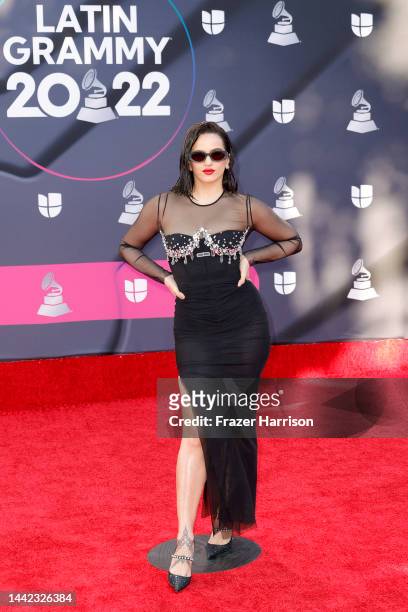 Rosalia attends the 23rd Annual Latin GRAMMY Awards at Michelob ULTRA Arena on November 17, 2022 in Las Vegas, Nevada.