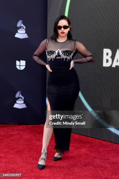 Rosalia attends the 23rd Annual Latin GRAMMY Awards at Michelob ULTRA Arena on November 17, 2022 in Las Vegas, Nevada.