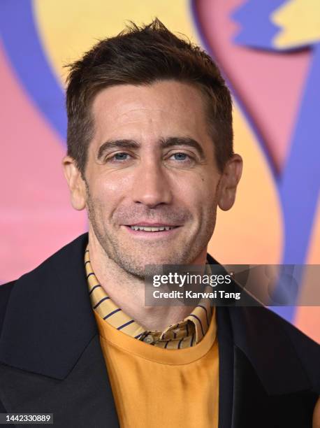 Jake Gyllenhaal attends the "Strange World" UK Premiere at Cineworld Leicester Square on November 17, 2022 in London, England.