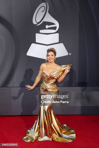 Chiquis Rivera attends The 23rd Annual Latin Grammy Awards at Michelob ULTRA Arena on November 17, 2022 in Las Vegas, Nevada.