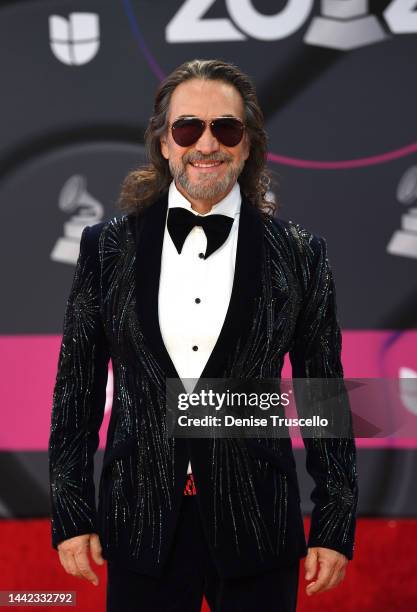 Marco Antonio Solís attends The 23rd Annual Latin Grammy Awards at Michelob ULTRA Arena on November 17, 2022 in Las Vegas, Nevada.