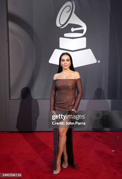 Georgina Rodriguez attends The 23rd Annual Latin Grammy Awards at Michelob ULTRA Arena on November 17, 2022 in Las Vegas, Nevada.