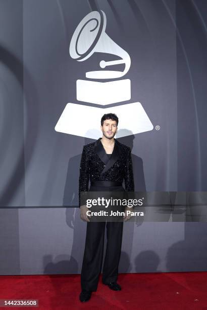 Sebastian Yatra attends The 23rd Annual Latin Grammy Awards at Michelob ULTRA Arena on November 17, 2022 in Las Vegas, Nevada.