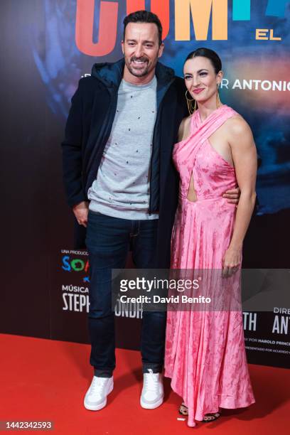 Pablo Puyol attends the premiere of the "Company" theatre play at UMusic Hotel Teatro Albéniz on November 17, 2022 in Madrid, Spain.