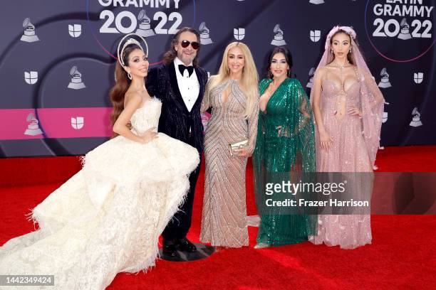 Marco Antonio Solís and guests attend the 23rd Annual Latin GRAMMY Awards at Michelob ULTRA Arena on November 17, 2022 in Las Vegas, Nevada.