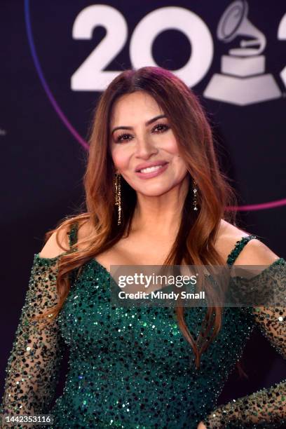 Myriam Hernández attends the 23rd Annual Latin GRAMMY Awards at Michelob ULTRA Arena on November 17, 2022 in Las Vegas, Nevada.