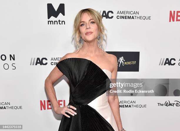 Kaitlin Olson attends the 36th Annual American Cinematheque Award Ceremony honoring Ryan Reynolds at The Beverly Hilton on November 17, 2022 in...