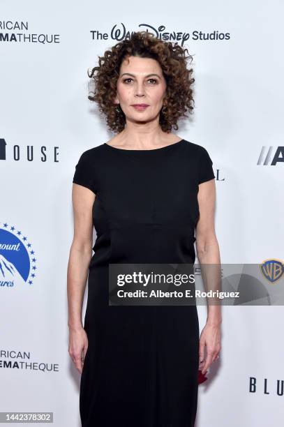 Donna Langley attends the 36th Annual American Cinematheque Award Ceremony honoring Ryan Reynolds at The Beverly Hilton on November 17, 2022 in...