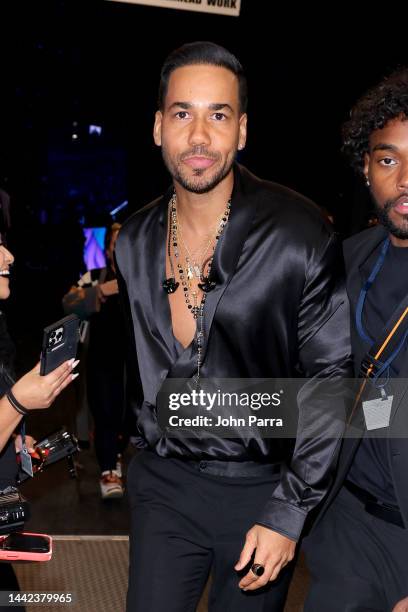 Romeo Santos attends The 23rd Annual Latin Grammy Awards at Michelob ULTRA Arena on November 17, 2022 in Las Vegas, Nevada.