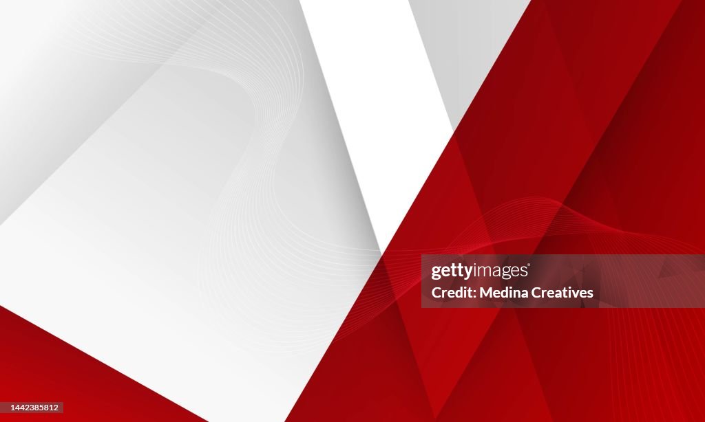 Gradient Abstract Background Papercut Banner with Geometric Shapes.