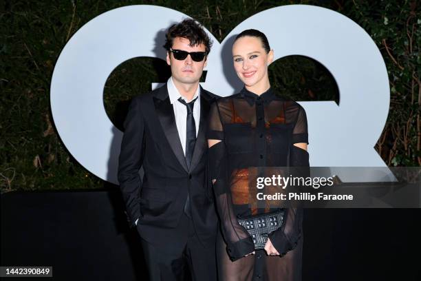 Duke Nicholson and Devon Lee Carlson attend the GQ Men of the Year Party 2022 at The West Hollywood EDITION on November 17, 2022 in West Hollywood,...