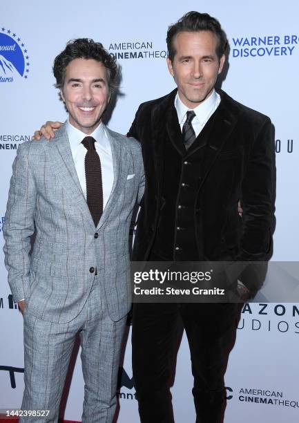 Shawn Levy, Ryan Reynolds arrives at the 36th Annual American Cinematheque Award Ceremony Honoring Ryan Reynolds at The Beverly Hilton on November...