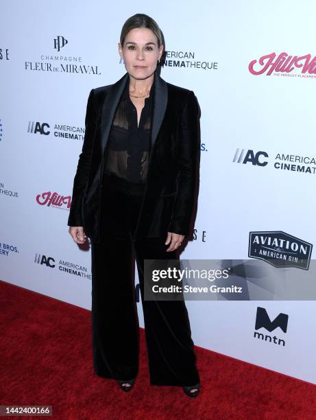 Cat Coraarrives at the 36th Annual American Cinematheque Award Ceremony Honoring Ryan Reynolds at The Beverly Hilton on November 17, 2022 in Beverly...