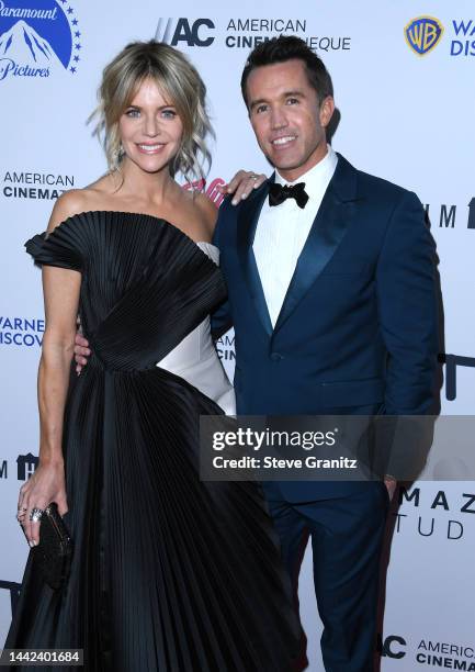 Kaitlin Olson and Rob McElhenney arrives at the 36th Annual American Cinematheque Award Ceremony Honoring Ryan Reynolds at The Beverly Hilton on...