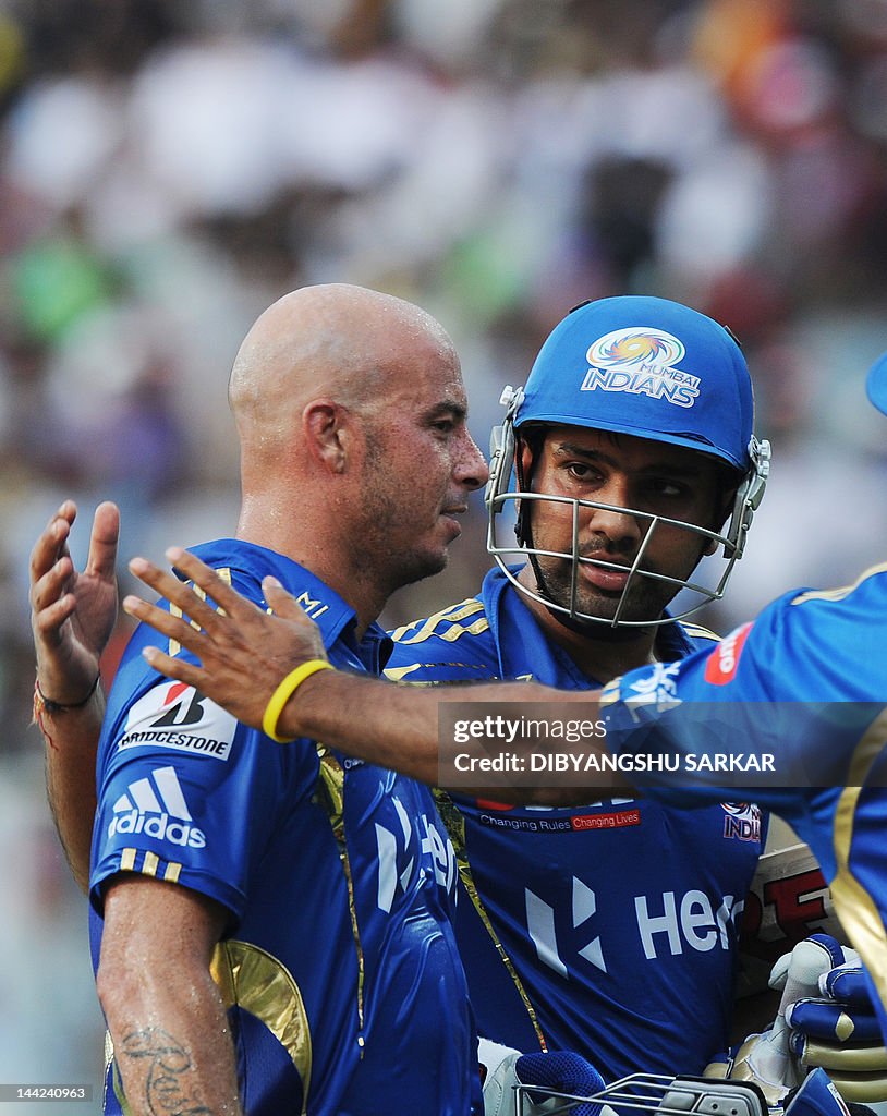 Mumbai Indians batsmen Herschelle Gibbs 