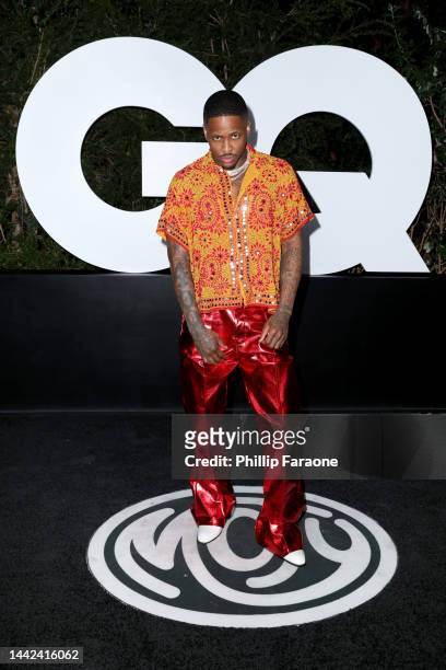 Attends the GQ Men of the Year Party 2022 at The West Hollywood EDITION on November 17, 2022 in West Hollywood, California.