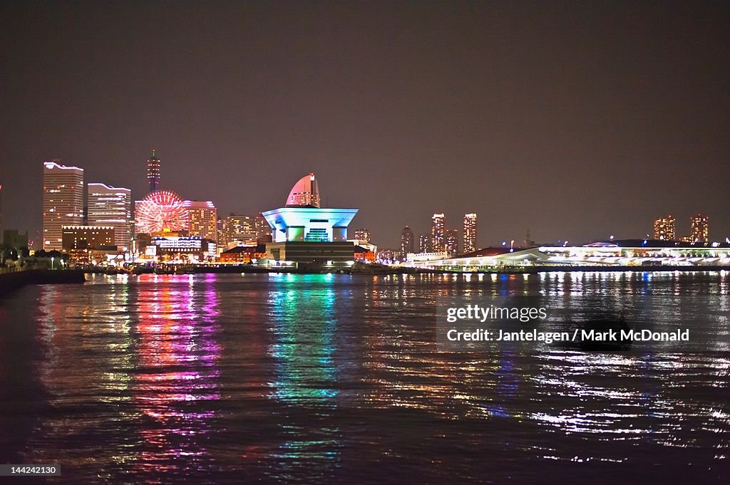 Yokohama at night