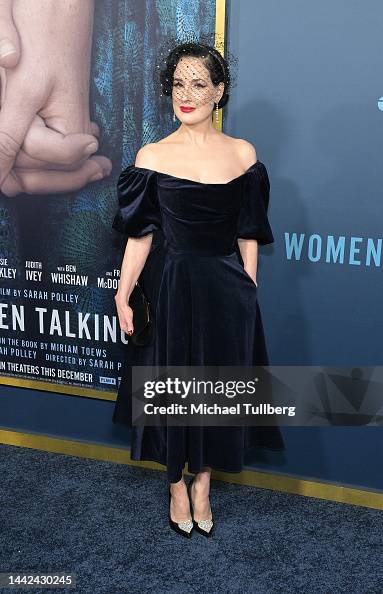 Dita Von Teese attends the Los Angeles premiere of "Women Talking" at