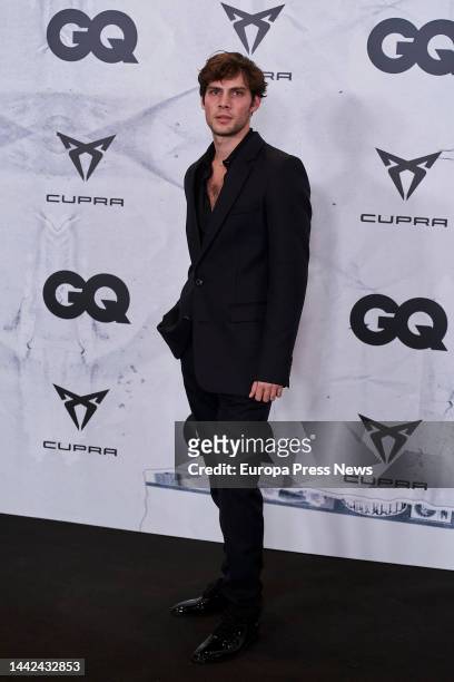 Actor Pol Hermoso poses at the photocall of the XXI edition of the GQ Spain Men of the Year Awards at The Westin Palace hotel on November 17 in...