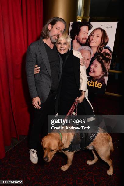 Darren Le Gallo and Selma Blair attend the Sam & Kate Los Angeles screening at Fine Arts Theatre on November 17, 2022 in Beverly Hills, California.