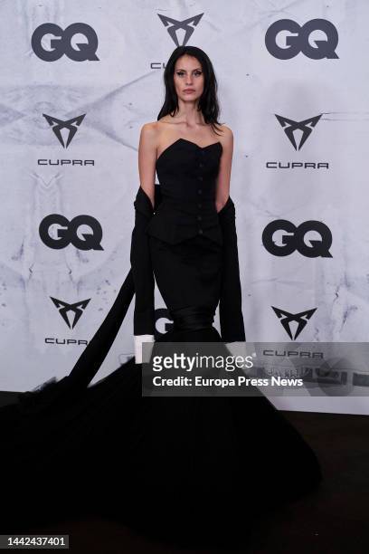 Actress Milena Smit poses at the photocall of the XXI edition of the GQ Spain Men of the Year Awards at The Westin Palace hotel, on 17 November, 2022...