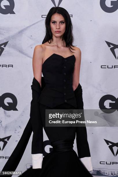 Actress Milena Smit poses at the photocall of the XXI edition of the GQ Spain Men of the Year Awards at The Westin Palace hotel, on 17 November, 2022...