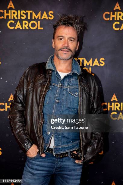 Damian Walshe-Howling attends the opening night of A Christmas Carol on November 18, 2022 in Melbourne, Australia.