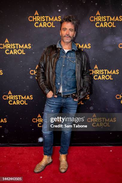 Damian Walshe-Howling attends the opening night of A Christmas Carol on November 18, 2022 in Melbourne, Australia.