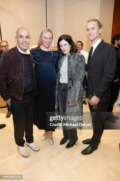 Demitri Kotenoglou, Colleen Herman, Erika Albies and Rob Lindsey attend Achille Salvagni Atelier Grand Opening, Madison Avenue on November 17, 2022...