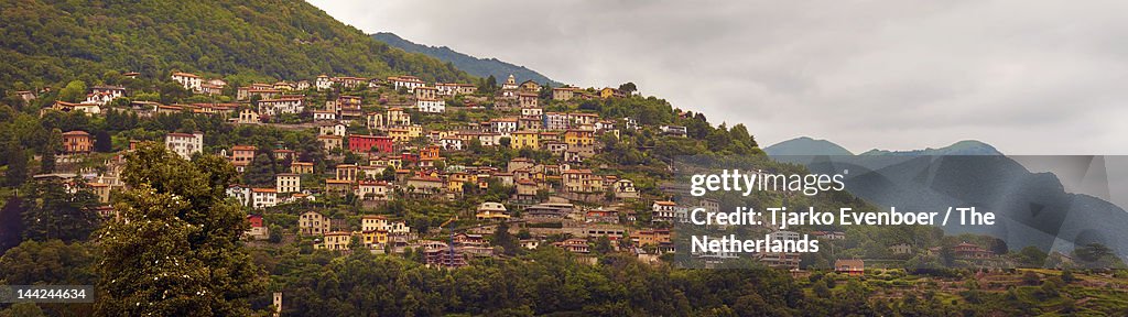 Colourful Italians houses