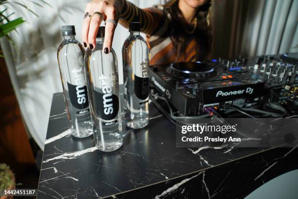 View of Smart Water on display during the GQ Men of the Year Party 2022 at The West Hollywood EDITION on November 17, 2022 in West Hollywood,...