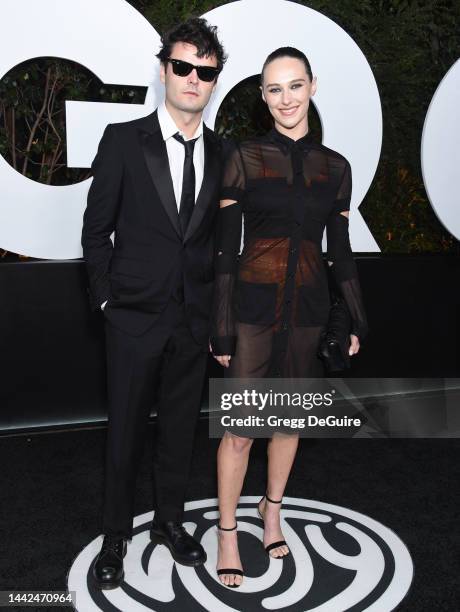 Duke Nicholson and Devon Lee Carlson attend the 2022 GQ Men Of The Year Party Hosted By Global Editorial Director Will Welch at The West Hollywood...