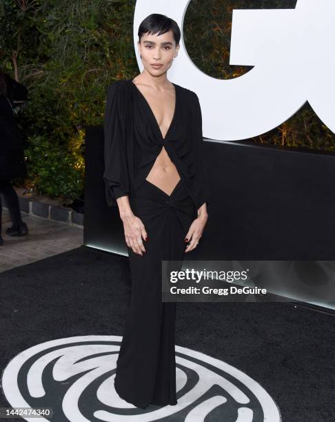 Zoë Kravitz attends the 2022 GQ Men Of The Year Party Hosted By Global Editorial Director Will Welch at The West Hollywood EDITION on November 17,...