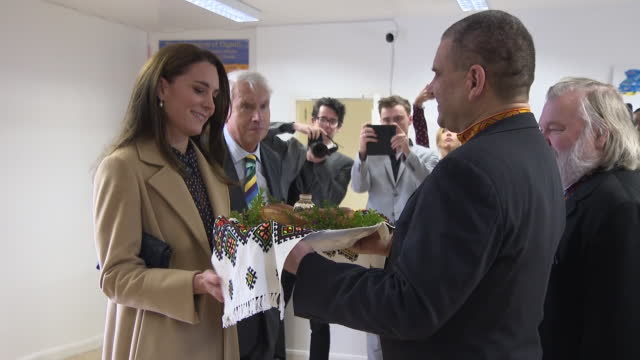 GBR: The Princess Of Wales Visits Reading Ukrainian Community Centre