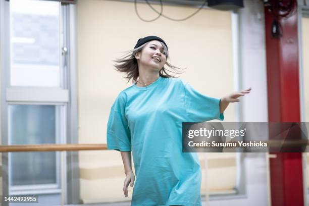 professional dancers practicing in a dance studio. - dance practice stock pictures, royalty-free photos & images