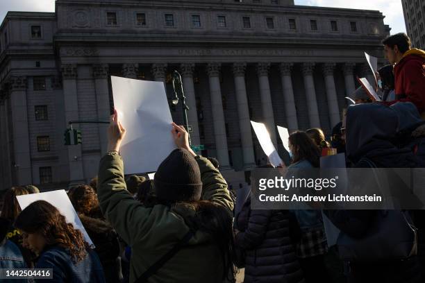 Formerly incarcerated people, their families, and criminal justice reform activists hold a rally to demand that New York City shut down its jail,...