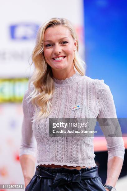Miriam Hoeller attends the RTL Telethon 2022 at EMG Studios on November 17, 2022 in Huerth, Germany.