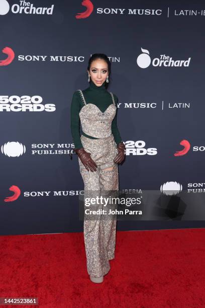 Alison Solisarrives at the Sony Music Latin Official Latin GRAMMY's After Party on November 17, 2022 in Las Vegas, Nevada.