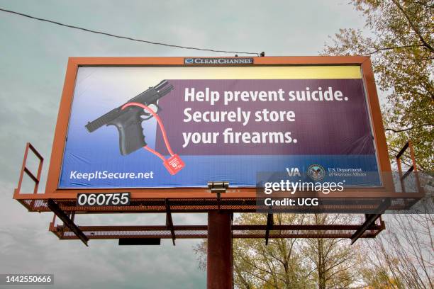 St. Paul, Minnesota, Suicide prevention billboard.