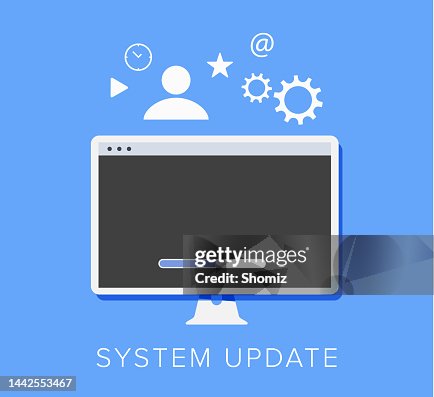 System Update Improvement Change New Version High-Res Vector Graphic ...