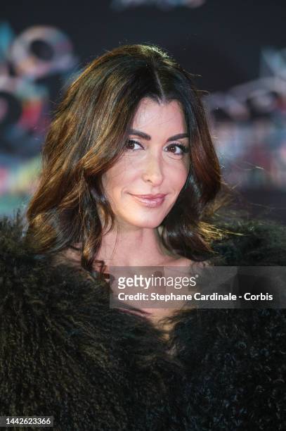 Jenifer attends the 24th NRJ Music Awards - Red Carpet arrivals at Palais des Festivals on November 18, 2022 in Cannes, France.