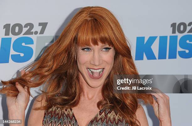 Kathy Griffin attends 102.7 KIIS FM's Wango Tango at The Home Depot Center on May 12, 2012 in Carson, California.