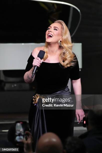 Adele performs onstage during the "Weekends with Adele" Residency Opening at The Colosseum at Caesars Palace on November 18, 2022 in Las Vegas,...