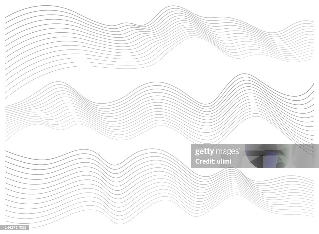 Líneas onduladas abstractas